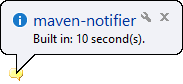 maven-notifier-notifu
